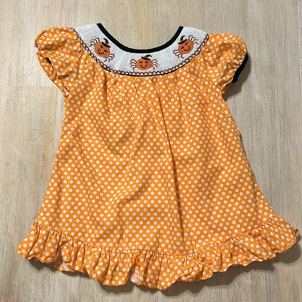 Halloween Smocked Dress